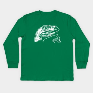 Philosoraptor Meme T-Shirt Kids Long Sleeve T-Shirt